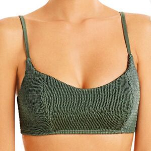 Peixoto Jojo Smocked Bikini Swim Set Emerald Green NWT